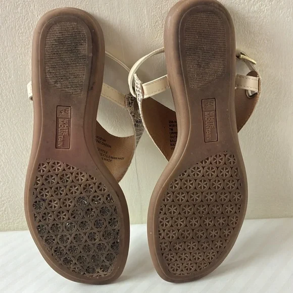 WOMENS WHITE MOUNTAIN SANDALS Size 7 - Picture 4 of 4